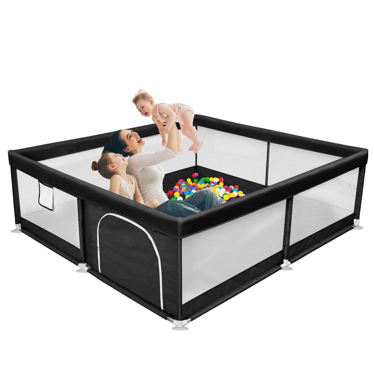 Babyeap Baby Playpen Large Play Yard Fence for Toddlers