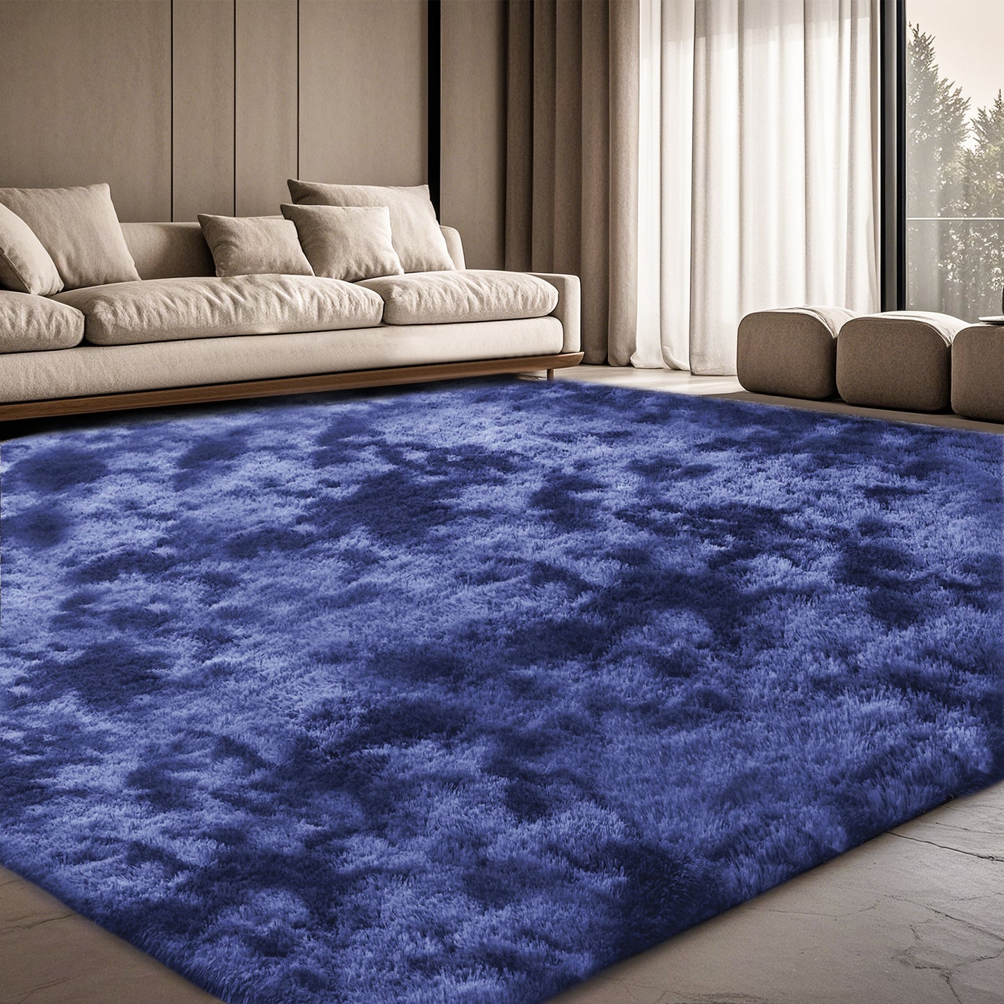 CozyDesg Area Rugs, Soft Fluffy Area Rugs Floor Mat Floor Rugs for Living Room Bedroom Kids Room Nursery Modern Decor Carpet