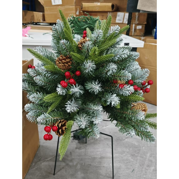 Yexmas Christmas Tree,Artificial Xmas Pine Tree,Perfect Premium Stand & Easy Assembly for Indoor and Outdoor Holiday Decoration,Green