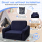 Babyeap 3-in-1 Kids Sofa,Toddler Sofa Bed Fold Out,Comfy Kids Couch,Convertible Baby Chair for Girls and Boys,Dark Blue