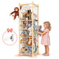 Babyeap Wooden Stuffed Animal Storage,Large Stuffed Animal Holder,Natural PineWood Toy Storage,Plushies Storage for Kidroom,Playroom,Bedrooms & Toddler Room