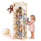babyeap Wooden Stuffed Animal Storage,Large Stuffed Animal Holder,Natural PineWood Toy Storage,Plushies Storage for Kidroom,Playroom,Bedrooms & Toddler Room