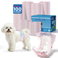 Zoolike Disposable Female Dog Diapers, Small Dog Diapers Female with Super-Absorbent, Leakproof&Breathable, 50 Count