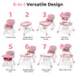 Babyeap Baby High Chair Convertible Highchair, Gray