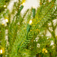 Yexmas 7.5ft Pre-Lit Artificial Christmas Trees,Green Xmas Tree with Large Christmas Tree Storage Bag,Pinecones, Berries, Realistic Artificial Christmas Trees for Home, Office, Party Decoration