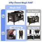 Babyeap 4in1 Baby Bassinet with Playard, 1-Step Fold Portable Playpen with Changing Table, Bedside Sleeper for Newborns, Black