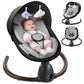 Babyeap Baby Swing for Infants, Electric Swing with Remote Control,5 Sway Speeds,Built-In Music,Pink