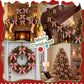 Yexmas 24pcs Burgundy Velvet Christmas Bows, Xmas Ribbon Bows Ornaments for Christmas Tree, Gift Wrapping,Crafts,Party, Wreath Garland Holiday Decor