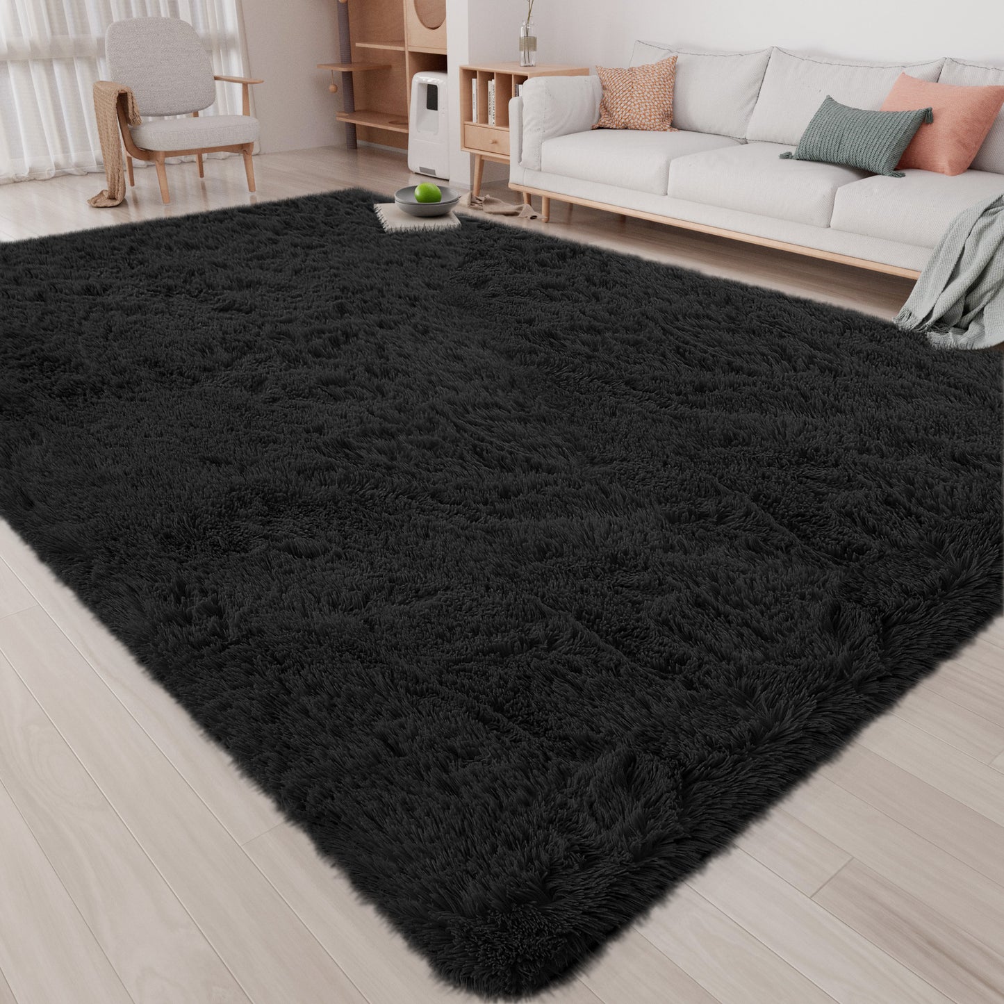CozyDesg Area Rugs, Soft Fluffy Area Rugs Floor Mat Floor Rugs for Living Room Bedroom Kids Room Nursery Modern Decor Carpet