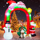 Yexmas 8.5FT Christmas Inflatable Archway,Blow Ups Xmas Inflatable with Santa, Snowman, Gifts and Candy,Built-in LED Lights for Indoor Outdoor Holiday Decoration
