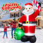 Yexmas 8FT Christmas Inflatable Santa Claus with Gift Bag,Christmas Blow Up with Built-in LED Lights for Indoor Outdoor Xmas Decoration