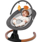 Babyeap Baby Swing for Infants, Electric Swing with 5 Sway Speed, 10 Lullabies, Black