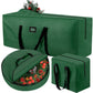 Yexmas 3 Pack Large Christmas Tree Storage Bag,Fits up to 7.5 ft Artificial Trees,Christmas Wreath Garland Storage Bag,Christmas Ornament Storage Box,Reinforced Handles & zipper,Red