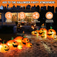 Yexmas 8FT Halloween Inflatables Outdoor Decorations Pumpkin,Halloween Blow Ups with Black Cat & 8 Built-in LED Lights for Halloween Party Yard Garden Lawn Decor