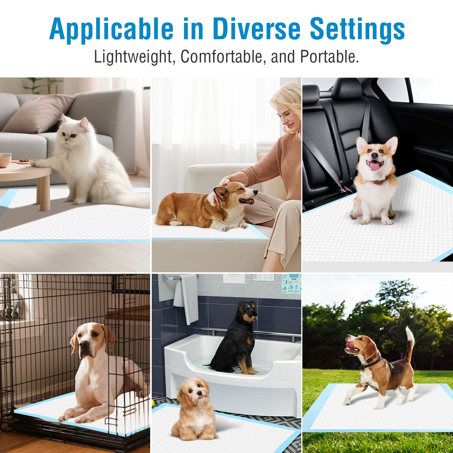Zoolike XXL Dog Pads Dog Training Pads, Disposable Dog Pee Pads,30"x 36", 100 COUNT