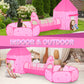 Yexmas Kids Ball Pit with Play Tent and Play Tunnel, Kids Pop Up Tent for Indoor Outdoor, Toys for Boys Girls Babies Toddlers Playhouse