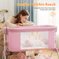 Babyeap 3-in-1 Baby Bassinet, Adjustable Bedside Sleeper with Gentle Rocking Motion, Storage Basket and Wheels for Infants, Gray