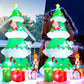 Lookfly 7.3ft Large Outdoor Christmas Inflatable Tree with Santa Claus A