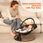 Babyeap Baby Swing for Infants, Electric Swing with 5 Sway Speed, 10 Lullabies, Black