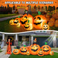 Yexmas 8FT Halloween Inflatables Outdoor Decorations Pumpkin,Halloween Blow Ups with Black Cat & 8 Built-in LED Lights for Halloween Party Yard Garden Lawn Decor