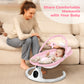 Babyeap Baby Swing for Infants, Electric Swing with 5 Sway Speed, 10 Lullabies, Black
