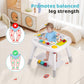 Babyeap 6-in-1 Baby Activity Center,Infant Activity Center Jumper with Detachable Toys and Music,6-36 Months