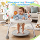 Babyeap 5-in-1 Baby Activity Center,Baby Jumper with 360° Rotating Seat and Music Toy,6 Months +