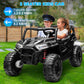 Yexmas 24V Kids Ride on Car Truck,2 Seater Kids Electric Car with Remote Control,Toddler Ride on Car with 110lb Weight Capacity,Black