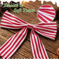 Yexmas 24pcs Burgundy Velvet Christmas Bows, Xmas Ribbon Bows Ornaments for Christmas Tree, Gift Wrapping,Crafts,Party, Wreath Garland Holiday Decor