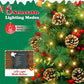 Yexmas 2PCS Pre-lit Artificial Mini Christmas Tree,30 Inch Small Tabletop Xmas Tree for Indoor Outdoor Christmas Decor