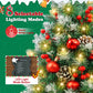 Yexmas 2PCS Pre-lit Artificial Mini Christmas Tree,24 Inch Small Tabletop Xmas Tree for Indoor Outdoor Christmas Decor
