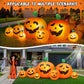 Yexmas 8 FT Halloween Inflatables Pumpkin,7 Pumpkins Halloween Outdoor Decoration with Built-in LED Lights,Halloween Blow Ups for Yard, Lawn, Garden Decor
