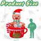 Yexmas 6 FT Christmas Inflatables Gingerbread Man With Candy, Blow Up Outdoor Decorations with LED Lights Built-in for Holiday Party Xmas Yard Garden