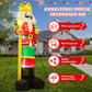 Yexmas 8FT Christmas Inflatable Nutcracker Soldier Blow Up Yard Decor with LED Light for Outdoor Christmas Party ,Garden and Lawn