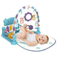 Babyeap Baby Gym Play Mat 3 in 1 Fitness Rack with Music and Lights Fun Piano Baby Activity Center