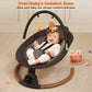 Babyeap Baby Swing for Infants, Electric Swing with 5 Sway Speed, 10 Lullabies, Black