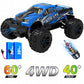 Yexmas 1:16 High-Speed RC Car,40KM/H All Terrain Remote Control Car,2 Batteries Gifts Toys for Kids Adults