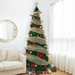 Yexmas 6FT Pop-Up Artificial Christmas Tree with 300LED Lights,Green Prelit Christmas Tree with Foldable Base