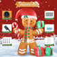 8FT Christmas Inflatables Gingerbread Man Outdoor Decorations, Christmas Blow Up Yard Decorations with Build-in LEDs, Inflatable Christmas Decorations Outdoor for The Yard, Lawn, Garden