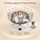 babyeap Baby Swing for Infants - Smart Electric Swing with Bluetooth Control 5-point Harness,5 Sway Speed,10 Lullabies(Gray 2)