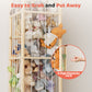 babyeap Wooden Stuffed Animal Storage,Large Stuffed Animal Holder,Natural PineWood Toy Storage,Plushies Storage for Kidroom,Playroom,Bedrooms & Toddler Room