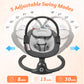 Babyeap Baby Swing for Infants,Electric Swing for Baby with Remote Control, 5 Speeds,Built-In Sounds,Pink