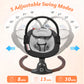Babyeap Baby Swing for Infants,Electric Swing for Baby with Remote Control, 5 Speeds,Built-In Sounds,Pink