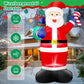 Yexmas 8FT Christmas Inflatable Santa Claus Outdoor Decorations,Blow Up Santa Claus with Gifts Bag, Built-in Brilliant LED Lights Xmas Inflatables Yard Decor