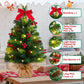 Yexmas 2PCS Pre-lit Artificial Mini Christmas Tree,24 Inch Small Tabletop Xmas Tree for Indoor Outdoor Christmas Decor