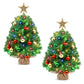 Yexmas 2PCS Pre-lit Artificial Mini Christmas Tree,30 Inch Small Tabletop Xmas Tree for Indoor Outdoor Christmas Decor