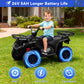 Yexmas 24V Kids ATV,Electric ATV for Kids 4 Wheelers Quad Car Toy, Ride On Toy Car As Gift for Kids,Black