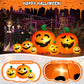 Yexmas 8 FT Halloween Inflatables Pumpkin,7 Pumpkins Halloween Outdoor Decoration with Built-in LED Lights,Halloween Blow Ups for Yard, Lawn, Garden Decor