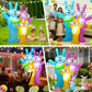 Yexmas 6FT Easter Inflatable Bunny Outdoor Decorations,Colorful Blow-Up Rabbit Family with Built-in LED Lights,Easter Decor for Yard Garden Lawn