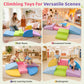 Yexmas 6-Piece Climbing Toys for Toddlers, Soft Foam Climbing Blocks, Indoor Toddler Soft Play Set for Crawling, Climbing&Sliding